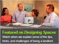 The ezLandlordForms team gives advice to first-time landlords on Designing Spaces!
