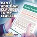 Lease termination clause for tenant