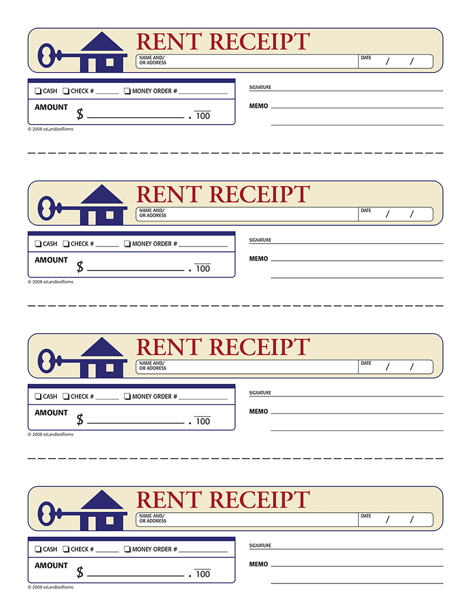 Landlord Rent Receipt TUTORE ORG Master Of Documents