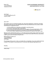 Sample lease termination letter